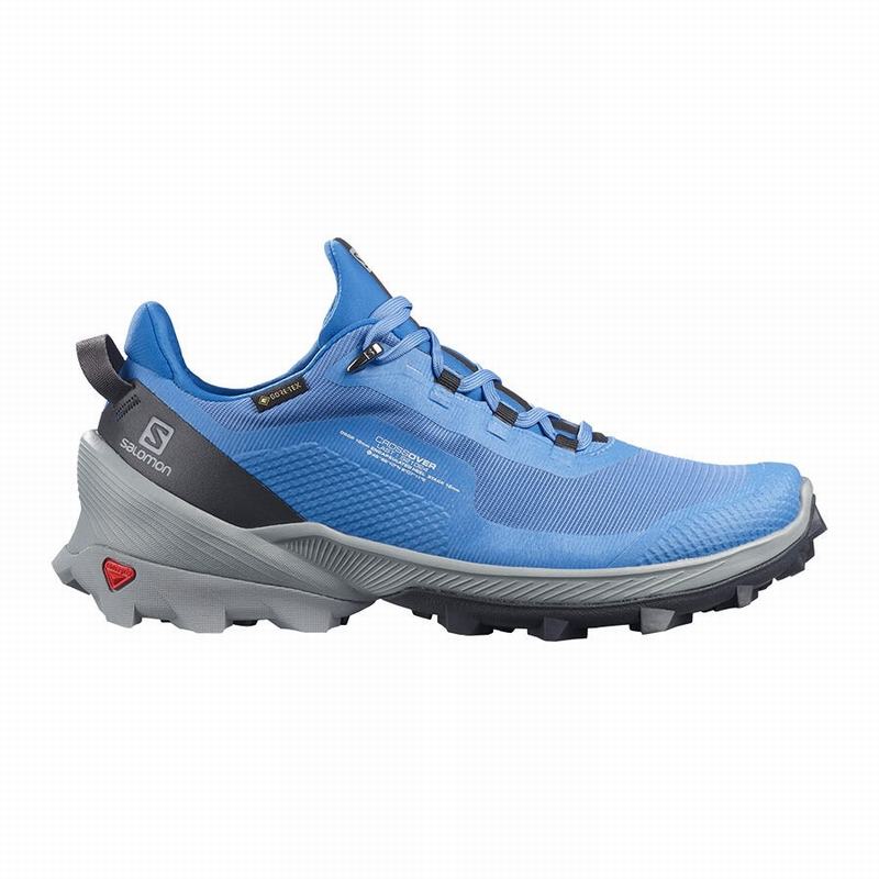 Salomon CROSS OVER GORE-TEX Zapatillas Trekking Mujer - Azules - Colombia (14528-SWJX)